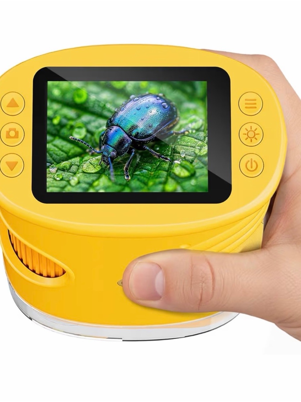 Kids Microscope Digital Handheld Microscope - Yellow - Picture 3 of 4